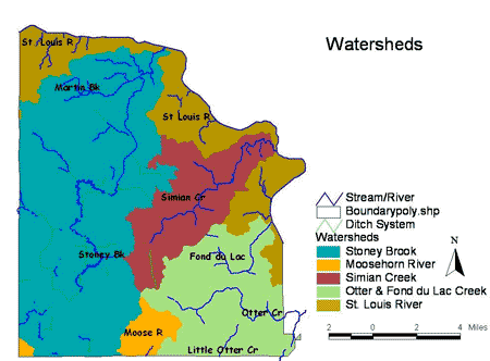 Watersheds Map